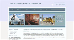 Desktop Screenshot of dwcrklaw.com